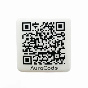 Fronte ceramica italiana Qr-Code per commemorazione